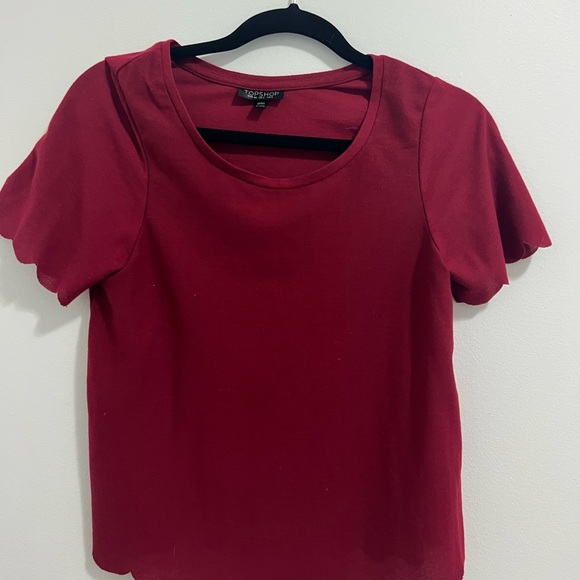 Topshop scalloped top - Picture 1 of 2